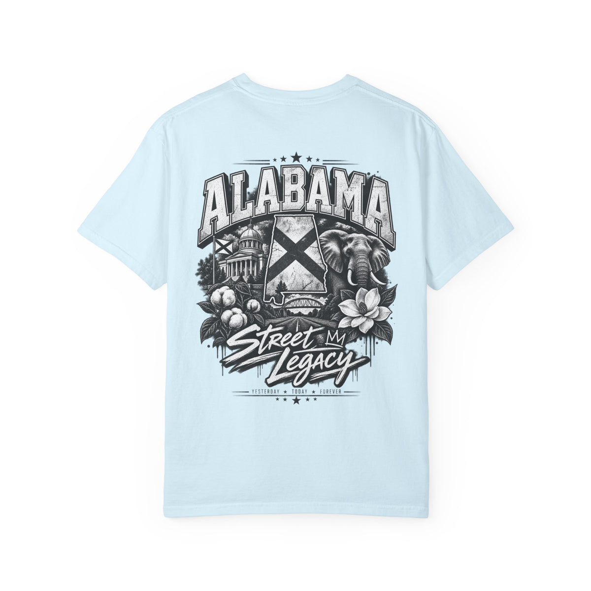 Alabama Street Legacy Unisex Comfort Color 1717 Streetwear Graphic Tee