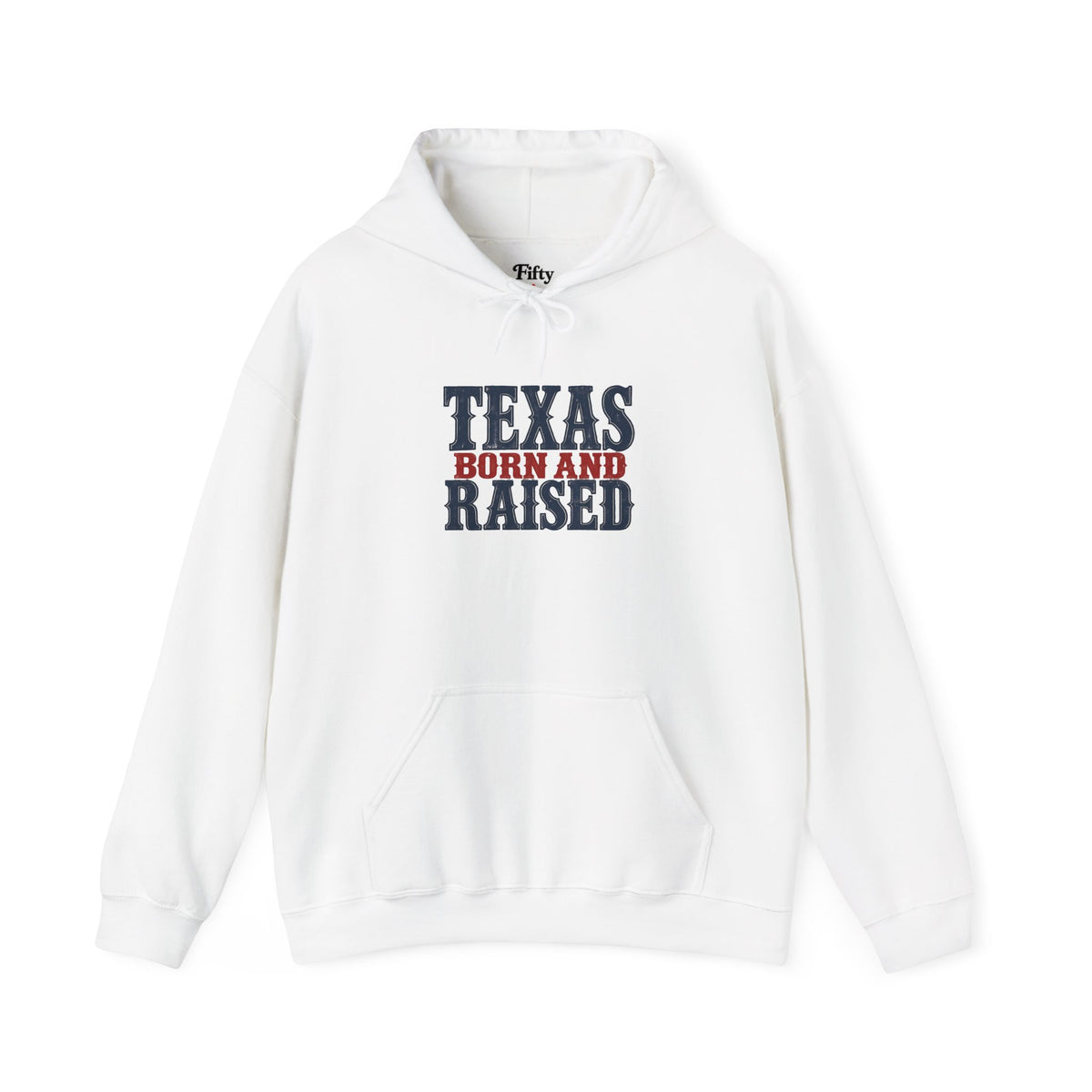 Texas Born and Raised Classic Heritage Unisex Hoodie Graphic