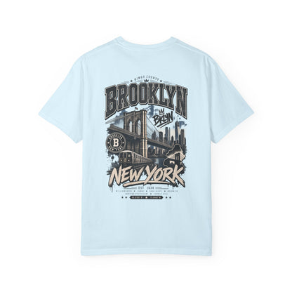 Brooklyn New York Unisex Comfort Color 1717 Streetwear Graphic Tee