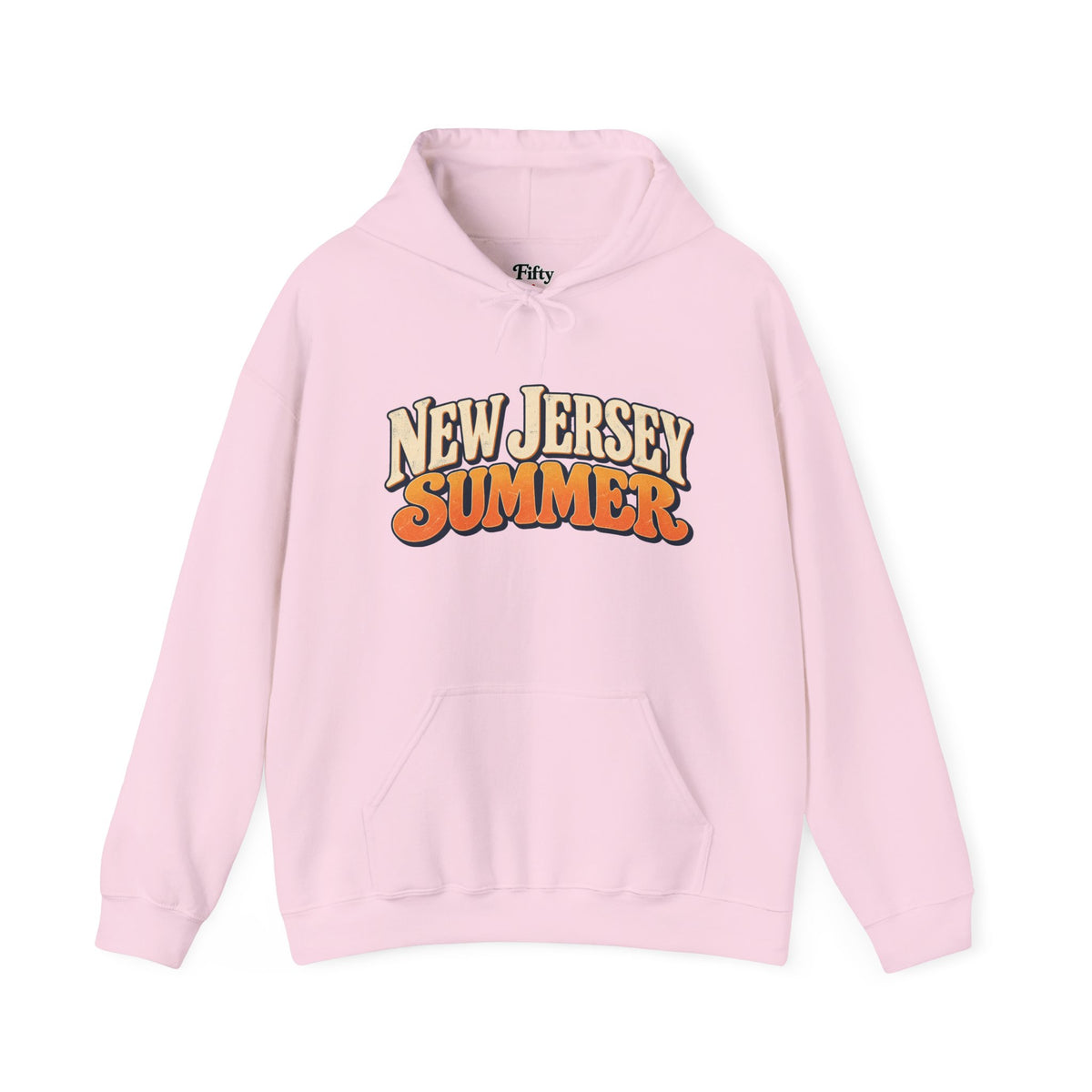 New Jersey Summer Unisex Hoodie State Name Graphic