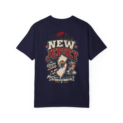 New Jersey Street Legacy Unisex Comfort Color 1717 Streetwear Graphic Tee