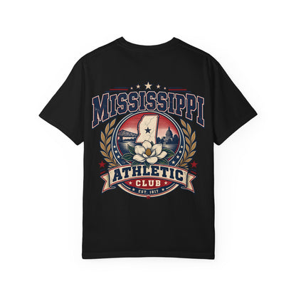 Mississippi Athletic Club Unisex Comfort Color 1717 Streetwear Graphic Tee