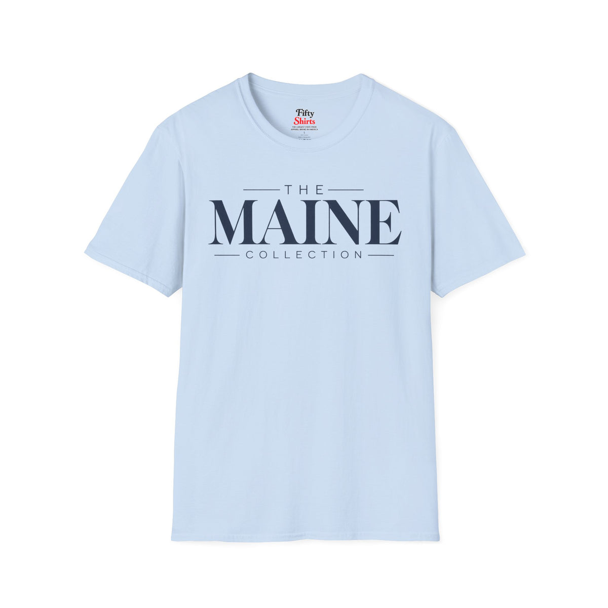 The Maine Collection Unisex Softstyle T Shirt State Name Graphic Tee