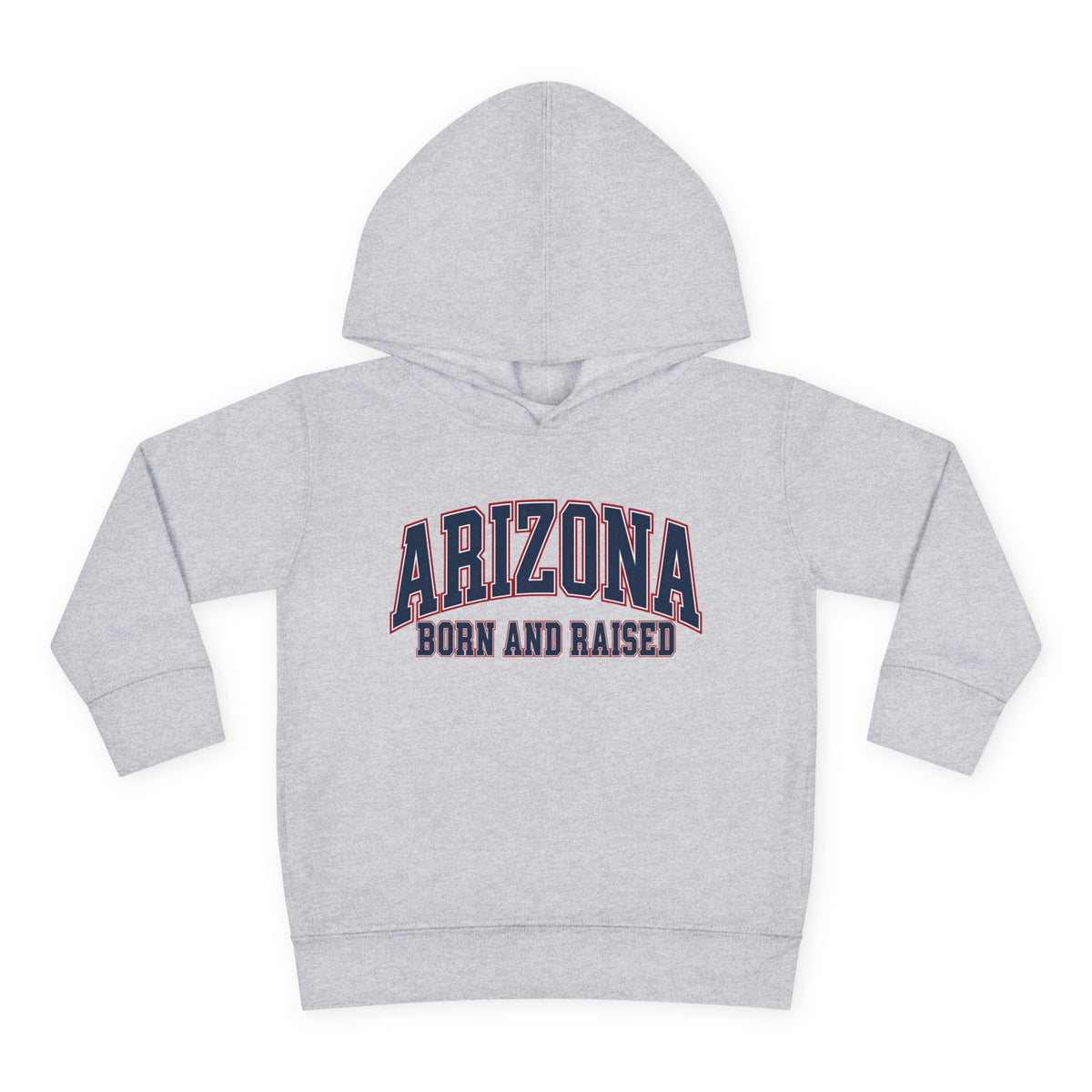 Arizona Born and Raised Classic Collegiate Unisex Toddler Pullover Fleece Hoodie