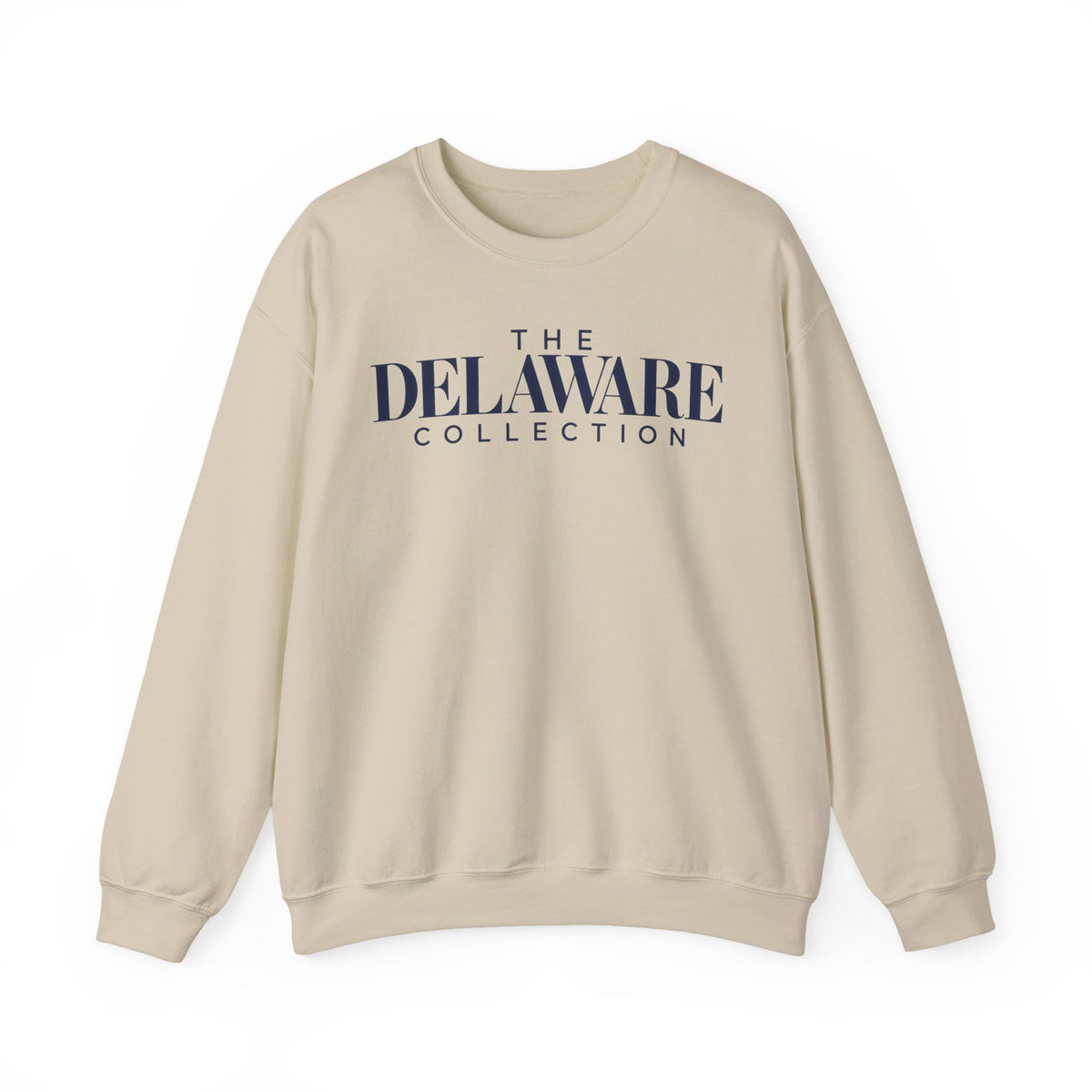 The Delaware Collection Unisex Crewneck Sweatshirt State Name Graphic