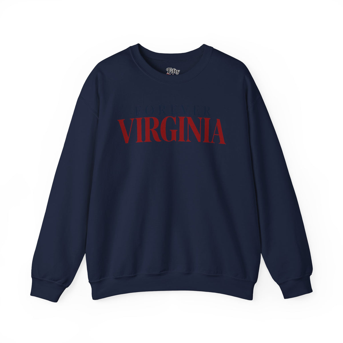 Forever Virginia Unisex Crewneck Sweatshirt State Name Graphic