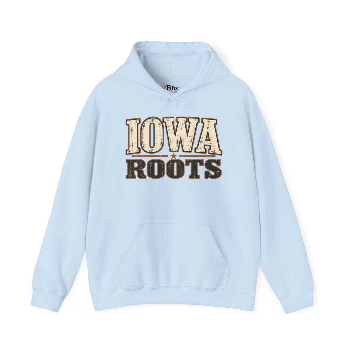 Iowa Roots Unisex Hoodie State Name Graphic