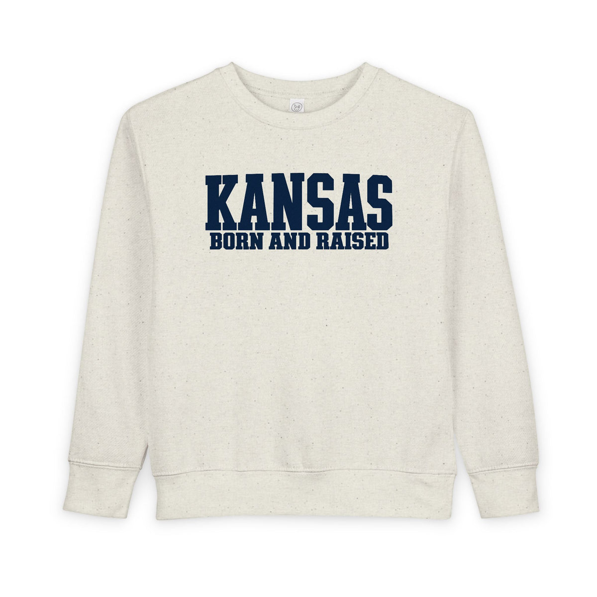 Kansas Born and Raised  Premium Streetwear Unisex Toddler Sweatshirt