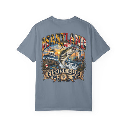 Maryland Fishing Club Unisex Comfort Color 1717 Streetwear Graphic Tee