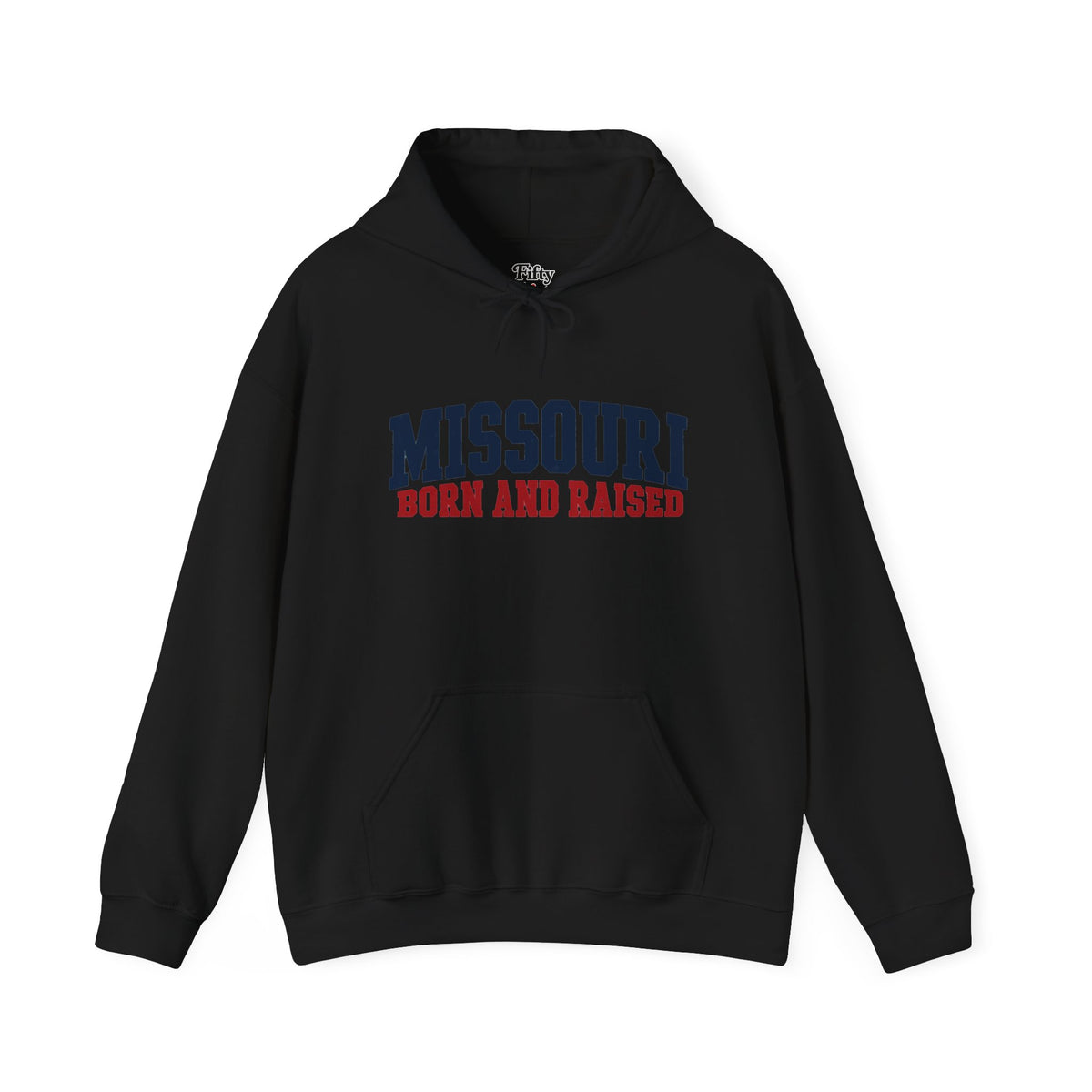 Missouri Born and Raised Minimal Vintage Unisex Hoodie Graphic