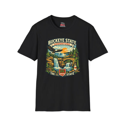 Ohio Buckeye State Adventure Unisex Softstyle T Shirt State Pride Graphic Tee Collections FS03