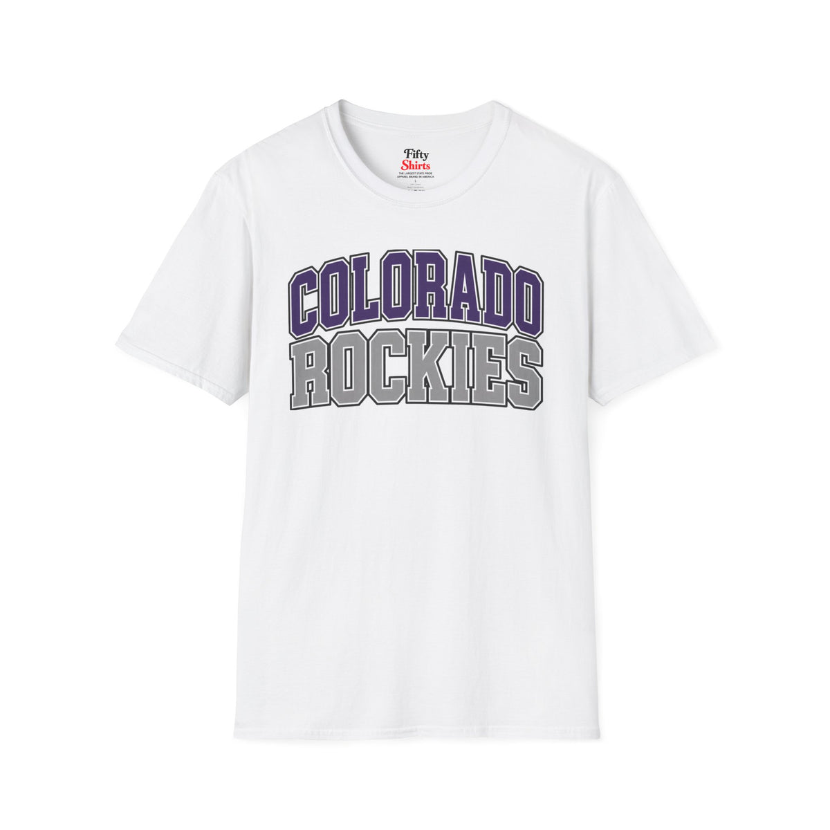 Colorado Rockies  Unisex Softstyle T Shirt State Name Graphic Tee