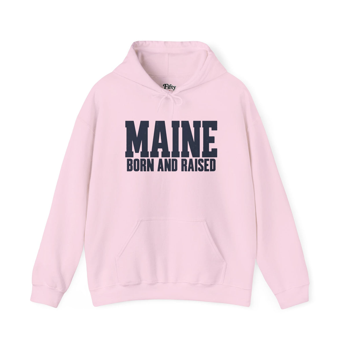 Maine Born and Raised Modern New England Unisex Hoodie Graphic