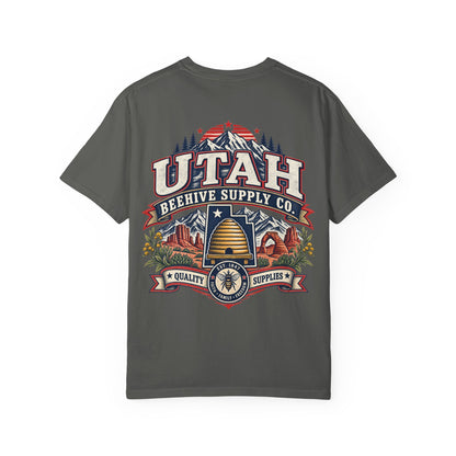 Utah Beehive Supply Co Unisex Comfort Color 1717 Streetwear Graphic Tee