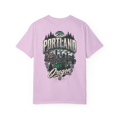 Portland Oregon Unisex Comfort Color 1717 Streetwear Graphic Tee