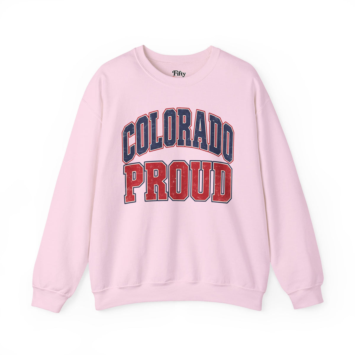 Colorado Proud Unisex Crewneck Sweatshirt State Name Graphic