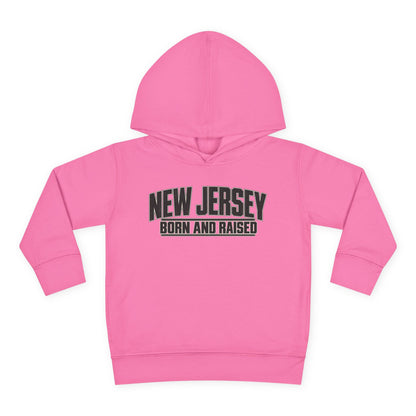 New Jersey Born and Raised Modern Streetwear Unisex Toddler Pullover Fleece Hoodie