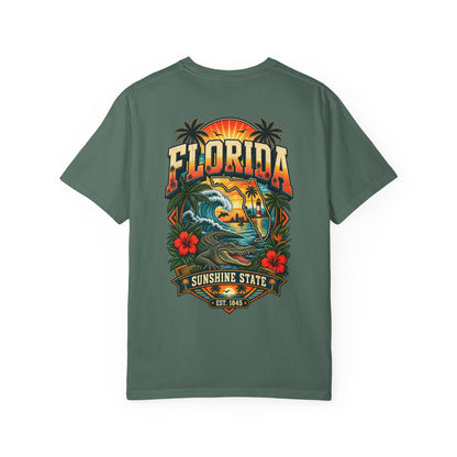 Florida Sunshine Legacy  Unisex Comfort Color 1717 Streetwear Graphic Tee