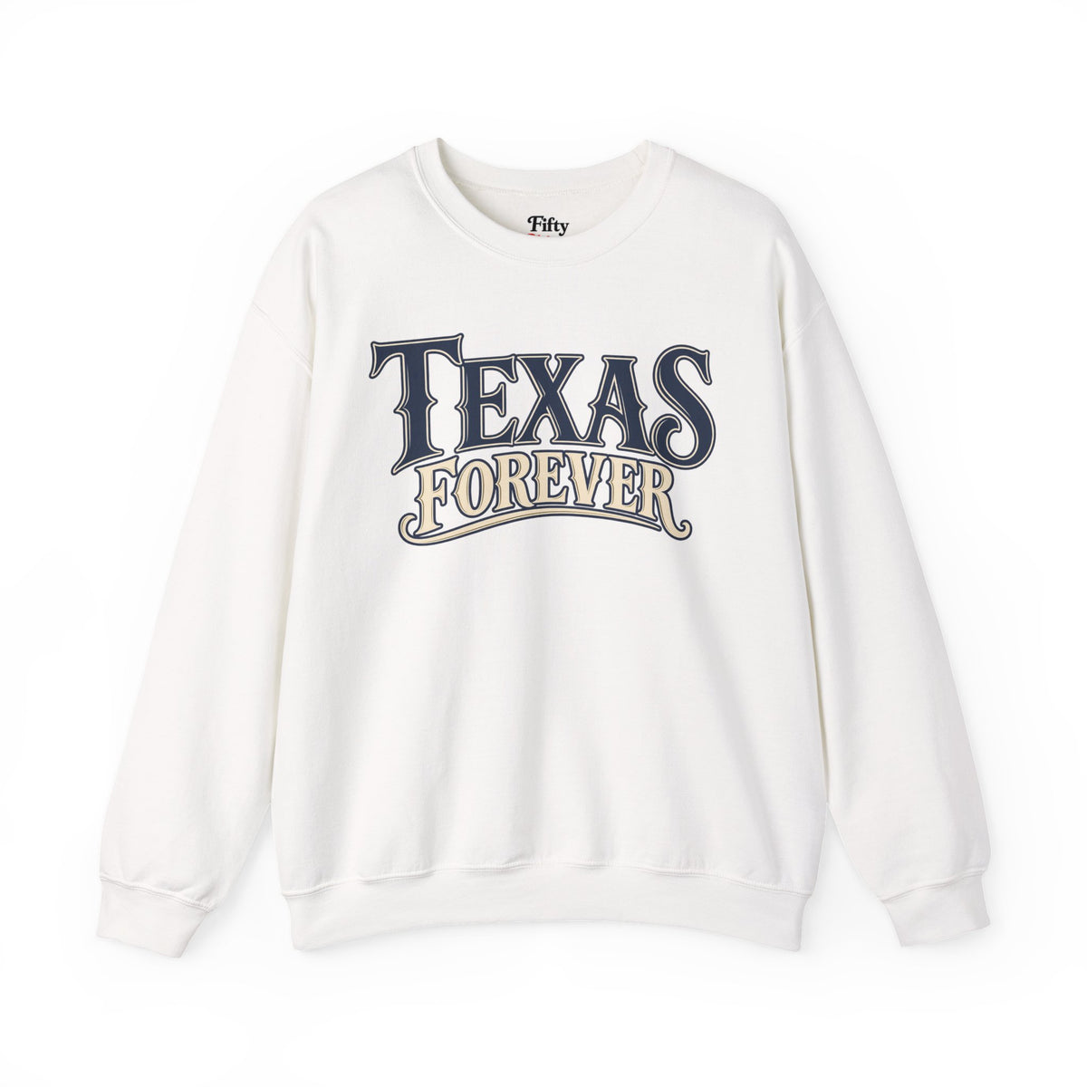 Texas Forever Unisex Crewneck Sweatshirt State Name Graphic