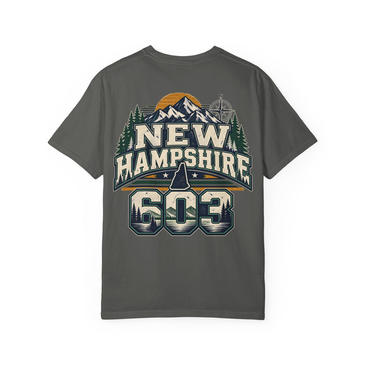 New Hampshire 603 Unisex Comfort Color 1717 Streetwear Graphic Tee