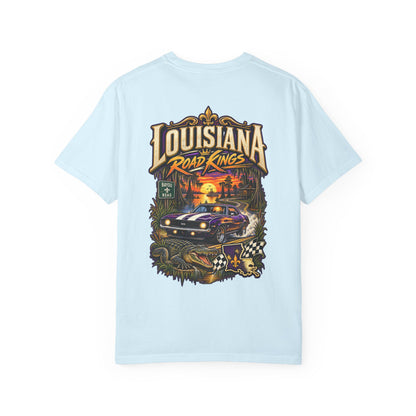 Louisiana Bayou Road Kings Unisex Comfort Color 1717 Streetwear Graphic Tee