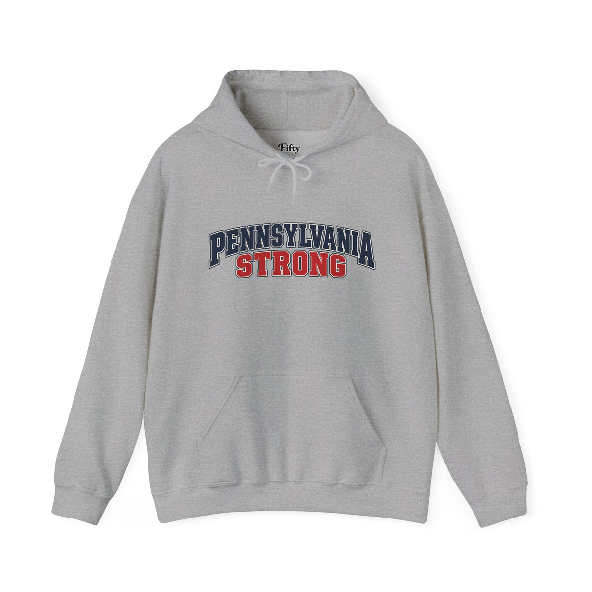 Pennsylvania Strong Unisex Hoodie State Name Graphic