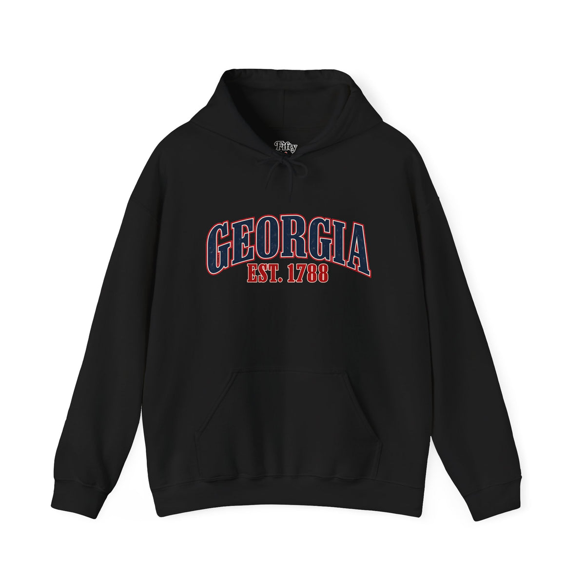 Georgia EST 1788 Unisex Hoodie State Name Graphic