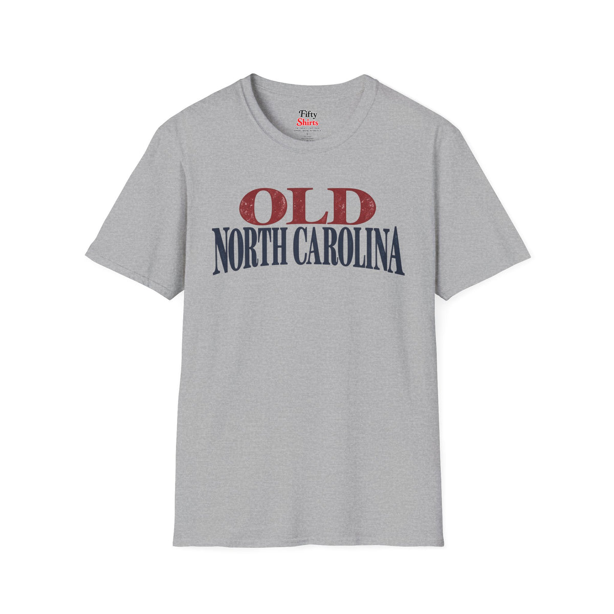 Old North Carolina Unisex Softstyle T Shirt State Name Graphic Tee
