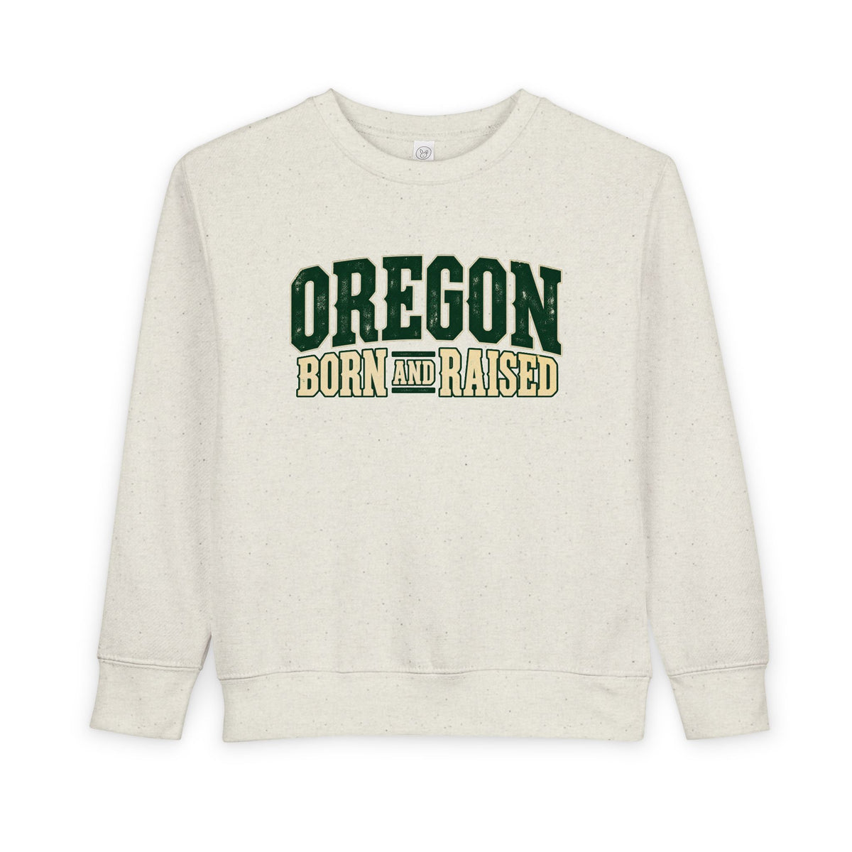 Oregon Born and Raised Pacific Northwest Americana Unisex Toddler Sweatshirt