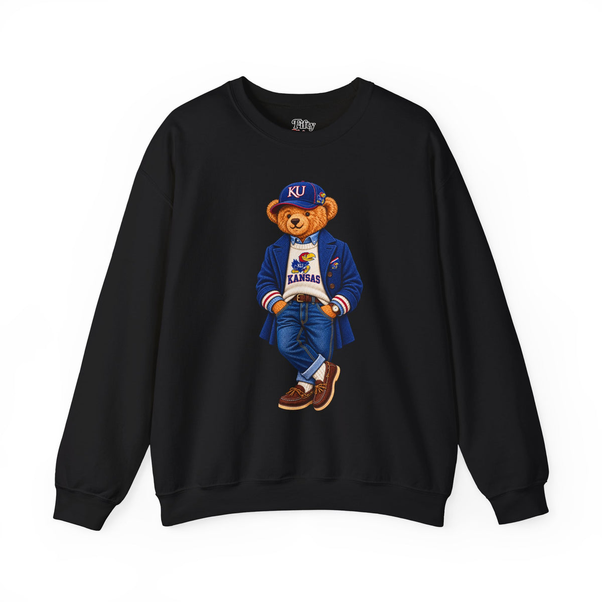 Kansas- Game Day Teddy Bear Sweatshirt