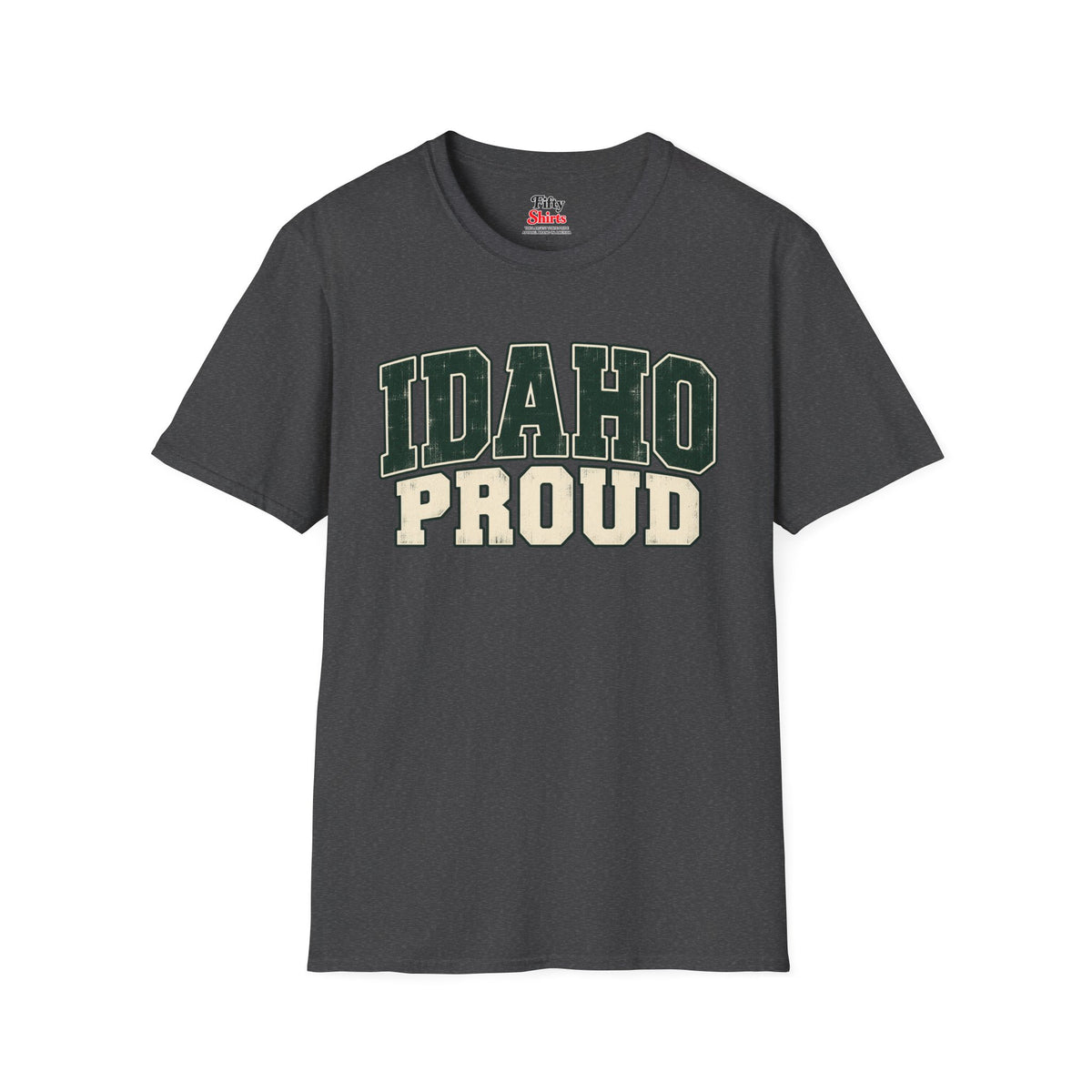 Idaho Proud Unisex Softstyle T Shirt State Name Graphic Tee