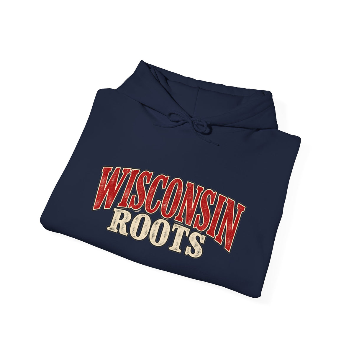 Wisconsin Roots Unisex Hoodie State Name Graphic