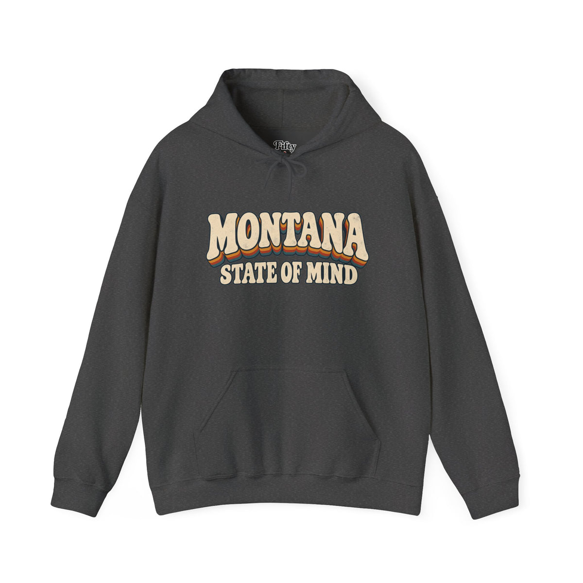 Montana State of Mind Unisex Hoodie State Name Graphic