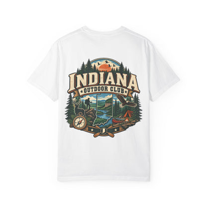Indiana Outdoor Club Unisex Comfort Color 1717 Streetwear Graphic Tee