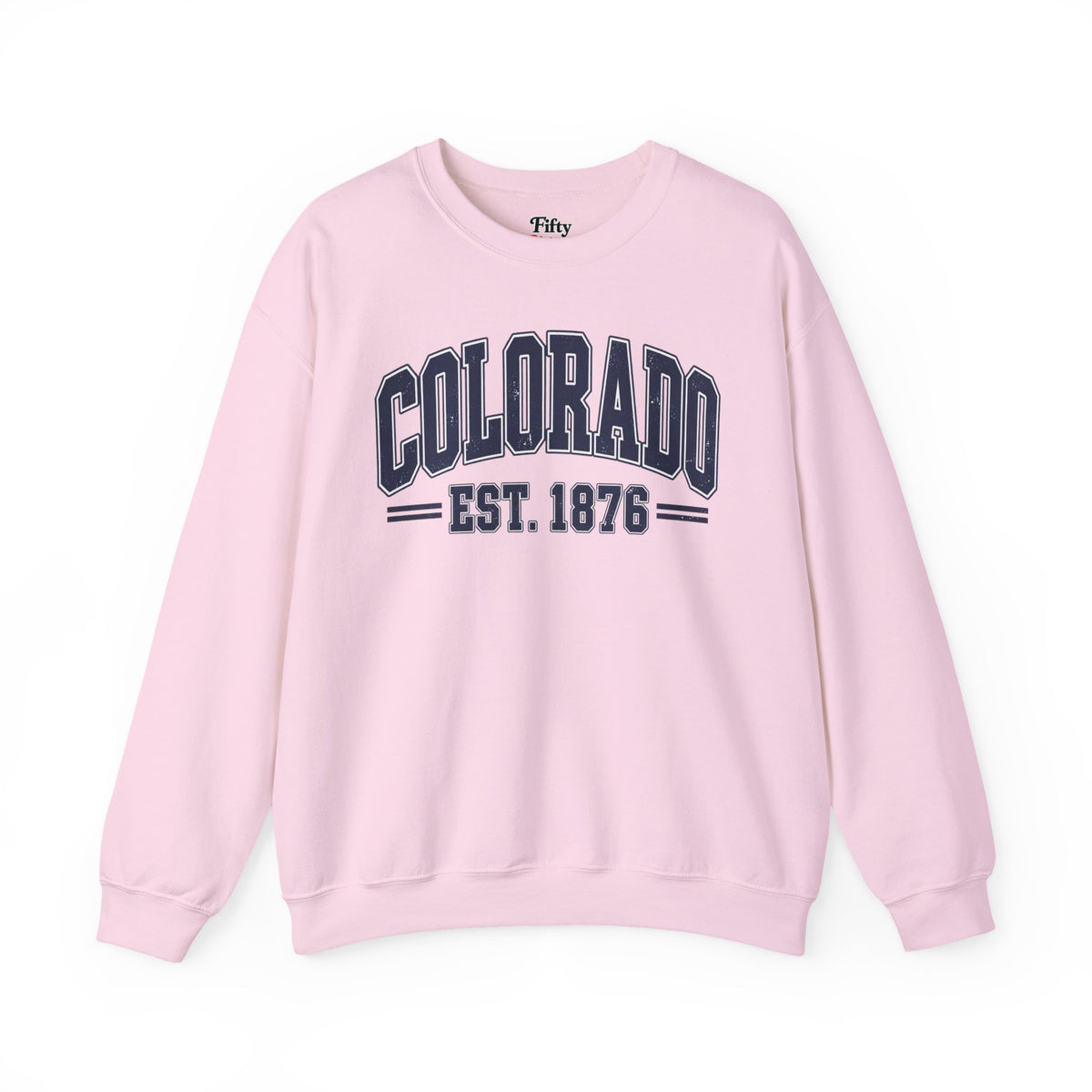 Colorado EST. 1876 Unisex Crewneck Sweatshirt State Name Graphic