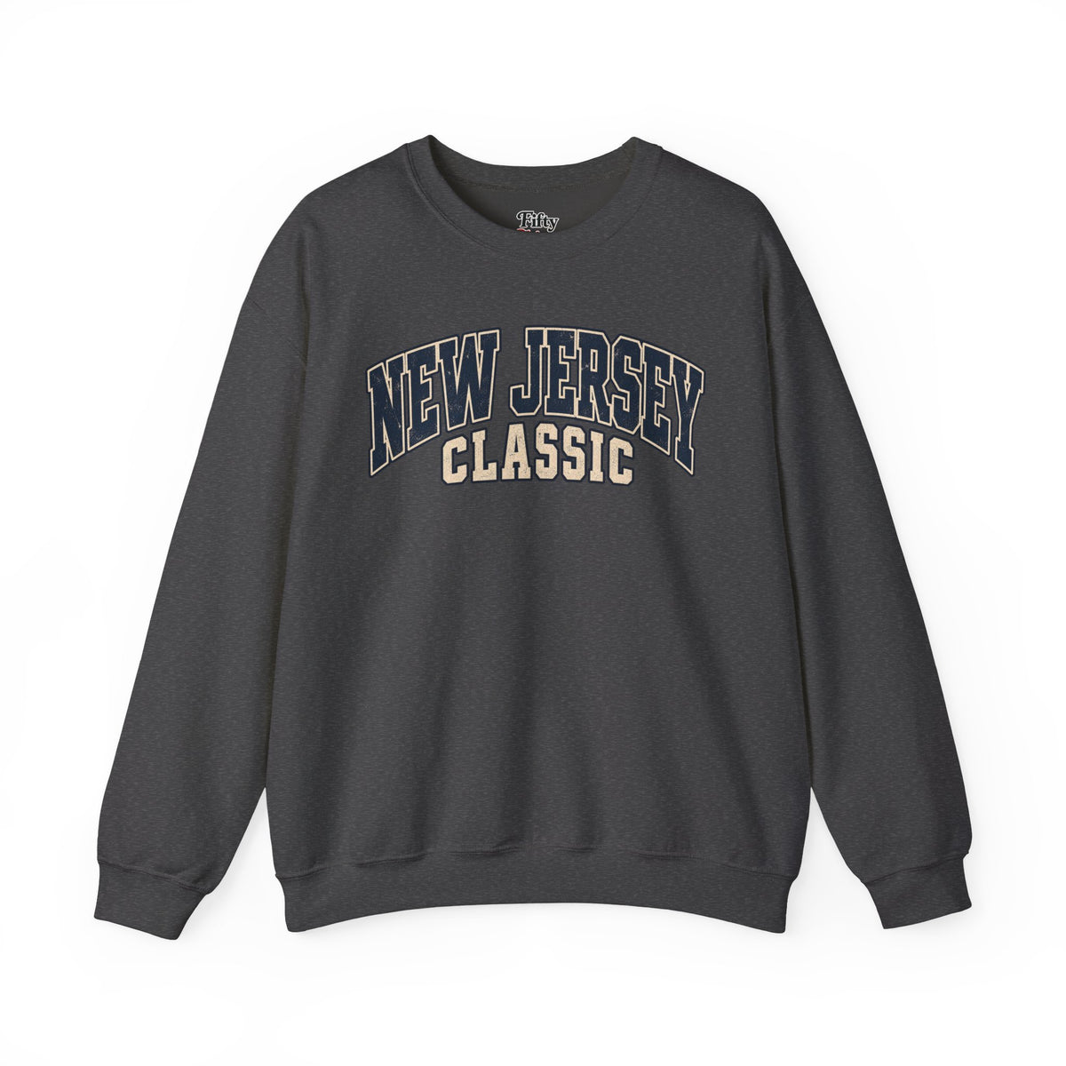 New Jersey Classic Unisex Crewneck Sweatshirt State Name Graphic