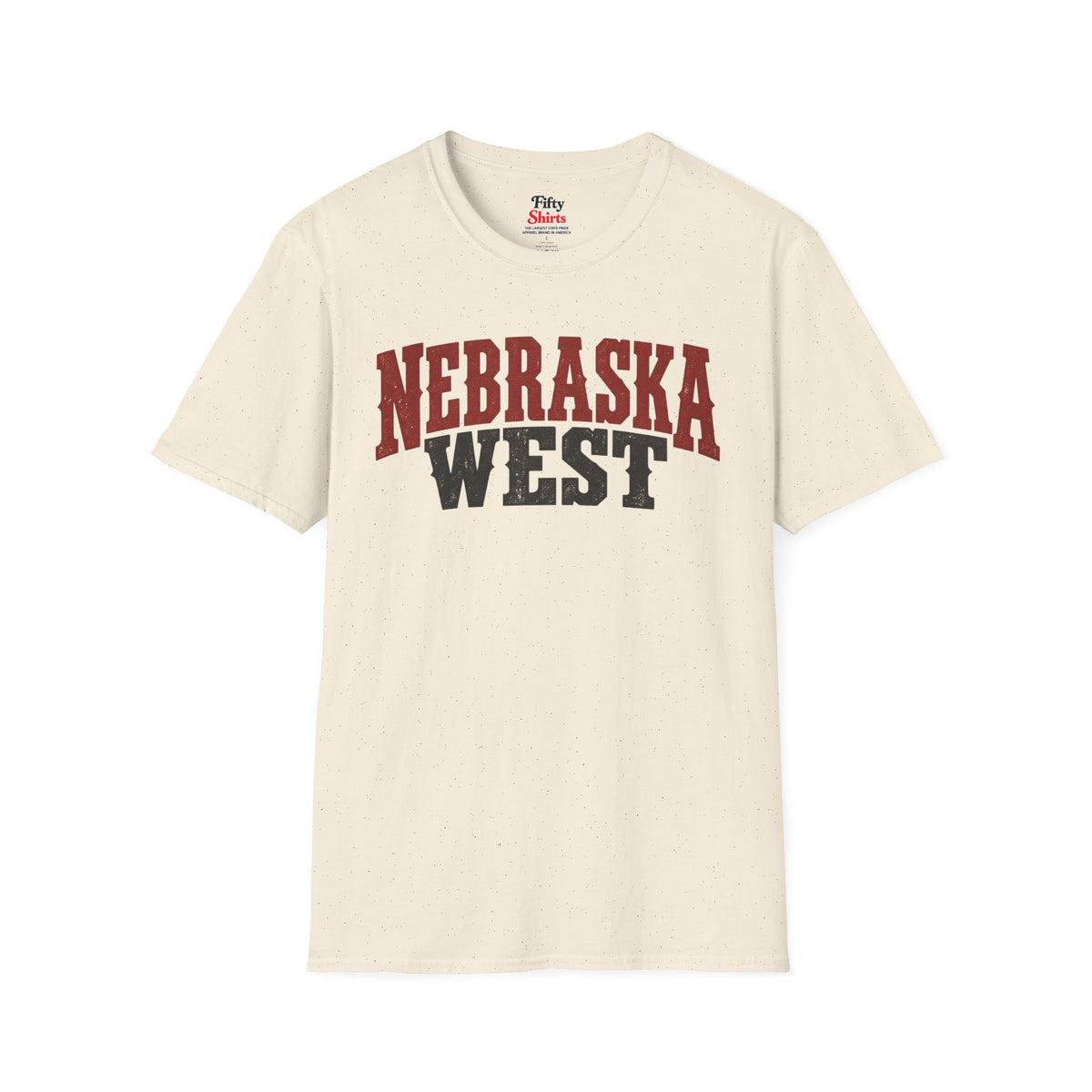 Nebraska West Unisex Softstyle T Shirt State Name Graphic Tee