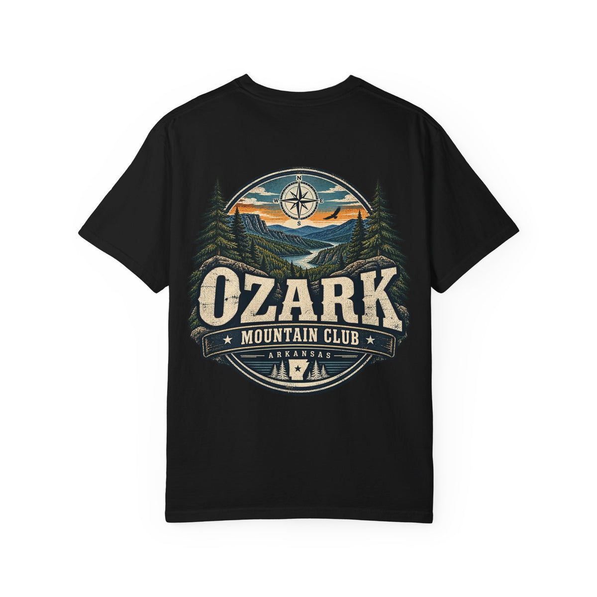 Arkansas Ozark Mountain Club Unisex Comfort Color 1717 Streetwear Graphic Tee