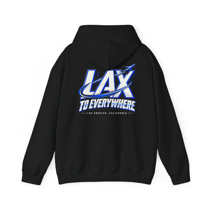 Lax To Everywhere Los Angeles Unisex Hoodie Graphic
