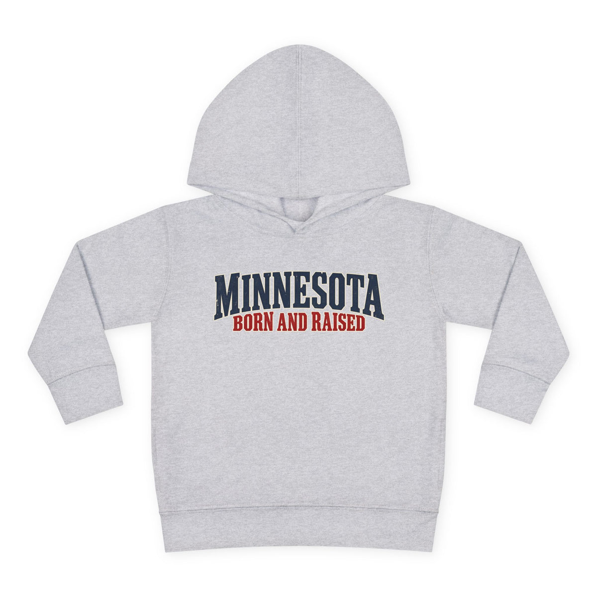 Minnesota Born and Raised Premium Northwoods Unisex Toddler Pullover Fleece Hoodie