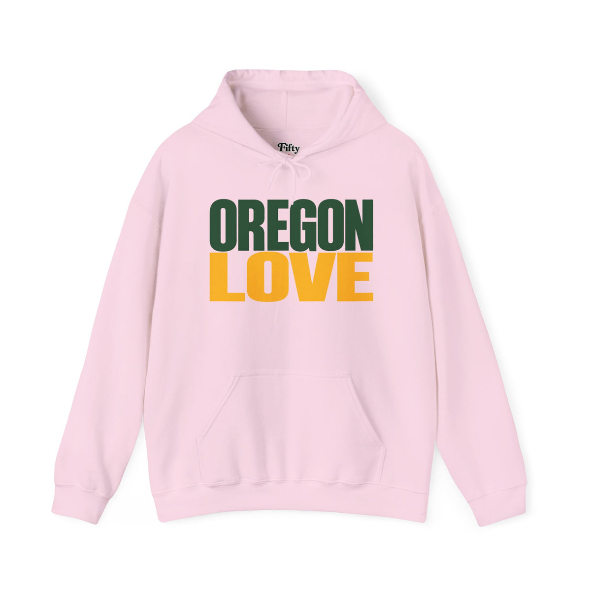 Oregon Love Unisex Hoodie State Name Graphic