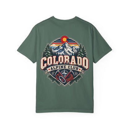 Colorado Alpine Club  Unisex Comfort Color 1717 Streetwear Graphic Tee