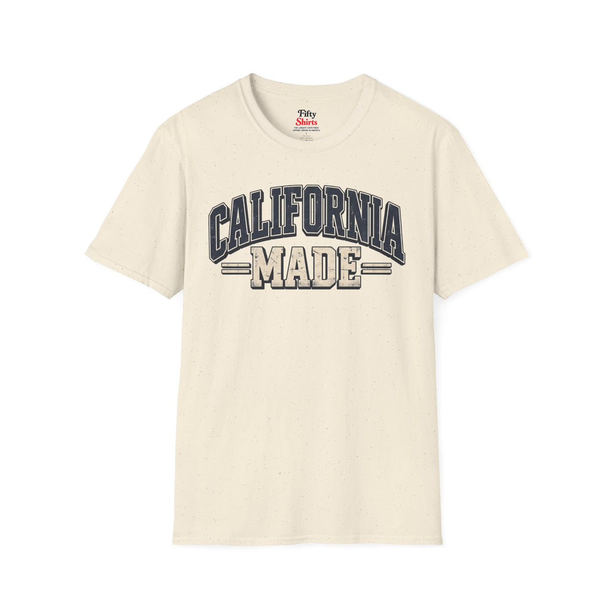 California Made Unisex Softstyle T Shirt State Name Graphic Tee