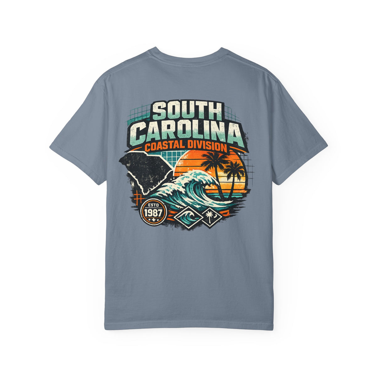 South Carolina Coastal Division Unisex Comfort Color 1717 Streetwear Graphic Tee