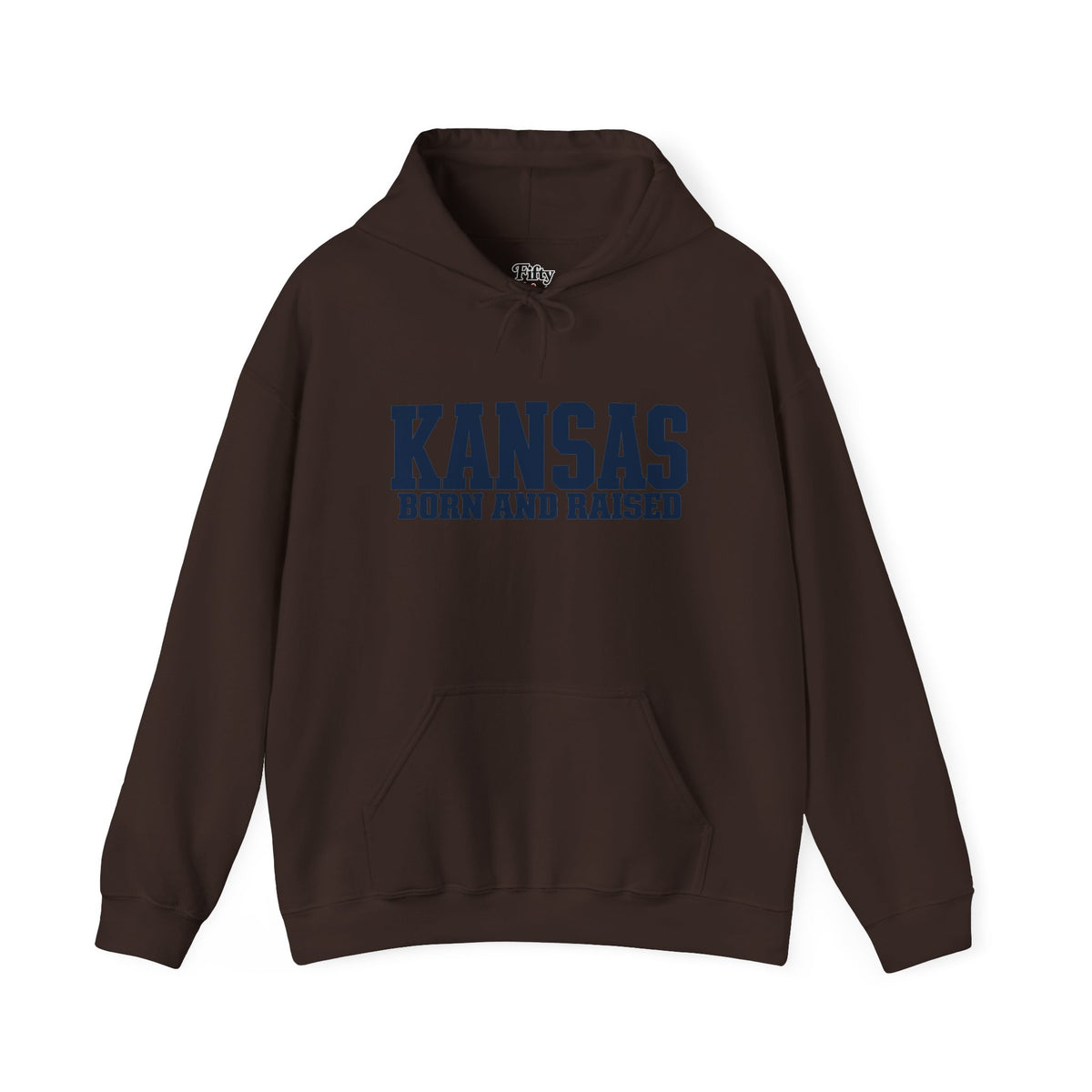 Kansas Born and Raised  Premium Streetwear Unisex Hoodie Graphic