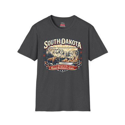 South Dakota State Pride Unisex Softstyle T Shirt State Pride Graphic Tee Collections FS03