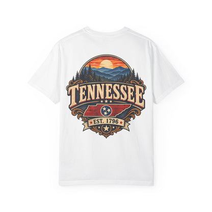 Tennessee Established 1796 Unisex Comfort Color 1717 Streetwear Graphic Tee