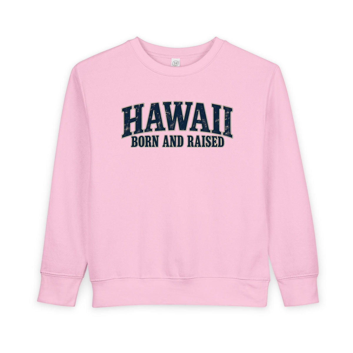 Hawaii Born and Raised Local Pride Unisex Toddler Sweatshirt