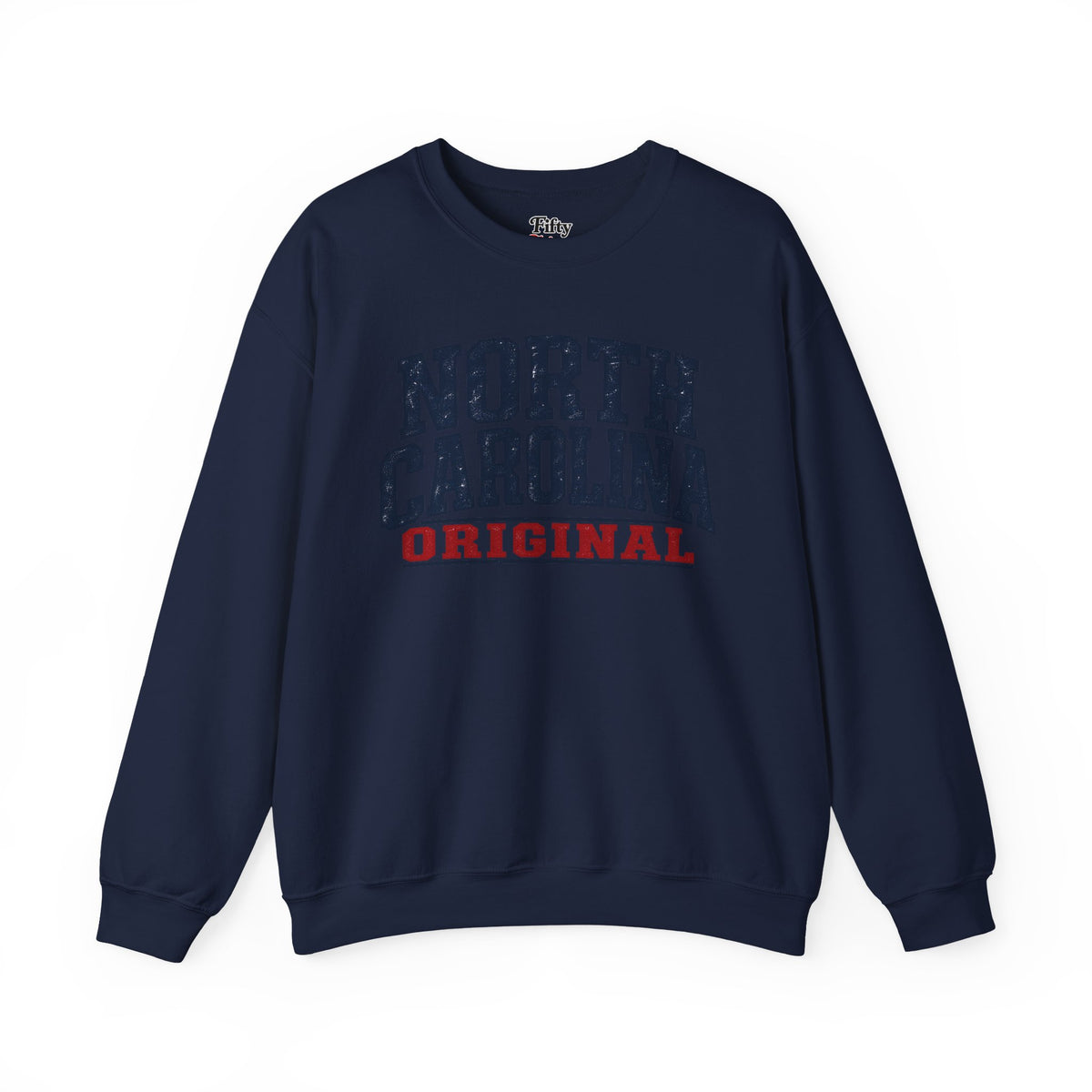 North Carolina Original Unisex Crewneck Sweatshirt State Name Graphic