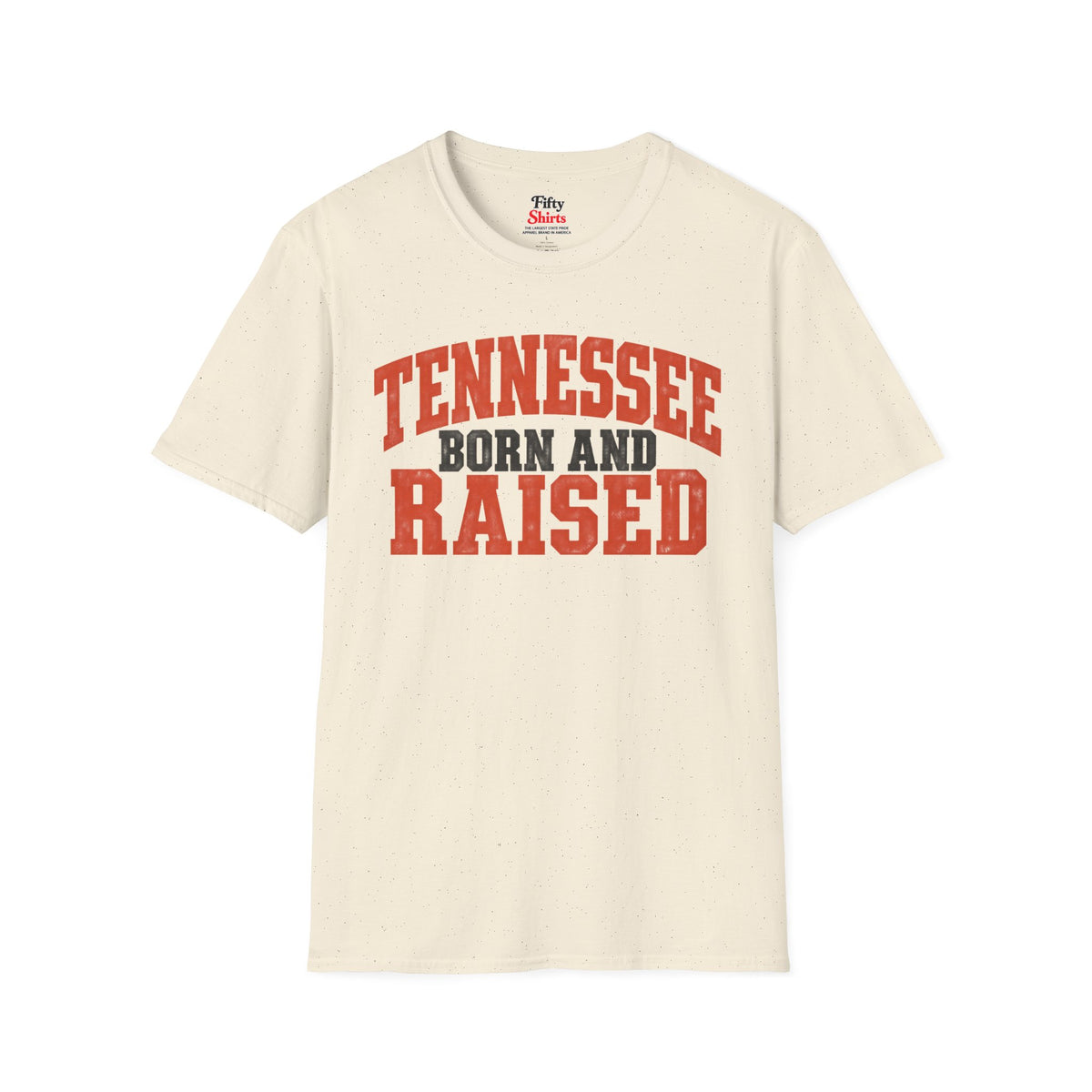Tennessee Born And Raised Unisex Softstyle T Shirt State Name Graphic Tee